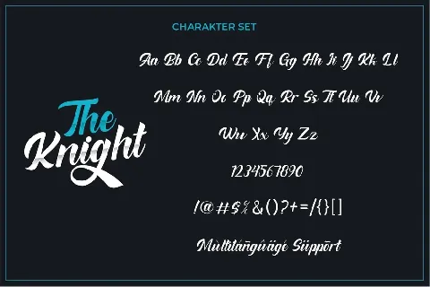 The Knight font