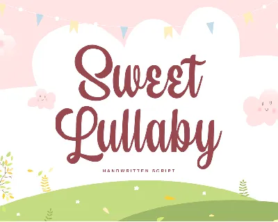 Sweet Lullaby font