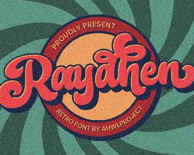 Raydhen font