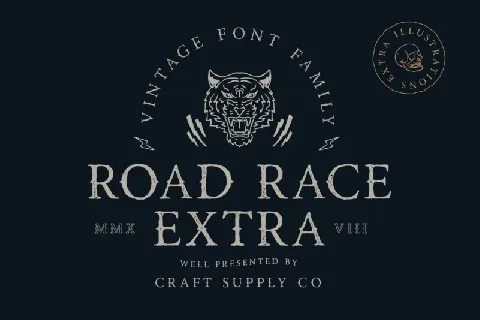 Road Race Display font