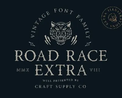 Road Race Display font