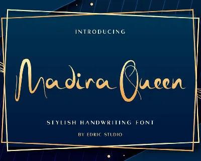 Madira Queen font