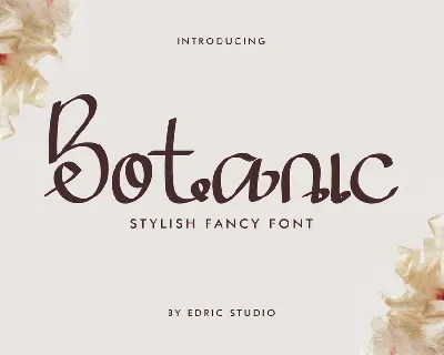 Botanic font