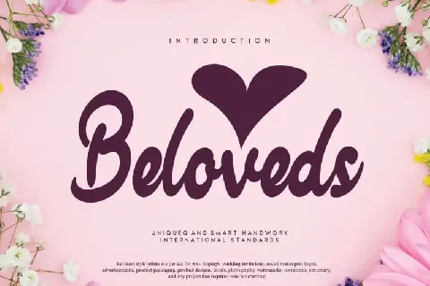 Beloveds Script font