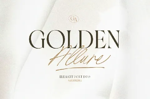 Golden Allure font