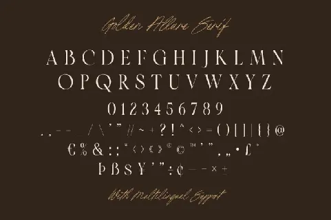 Golden Allure font