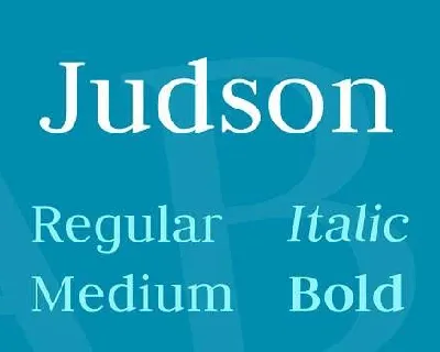 Judson font