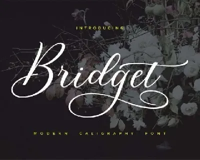 Bridget Script Free font