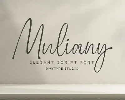 Muliany font