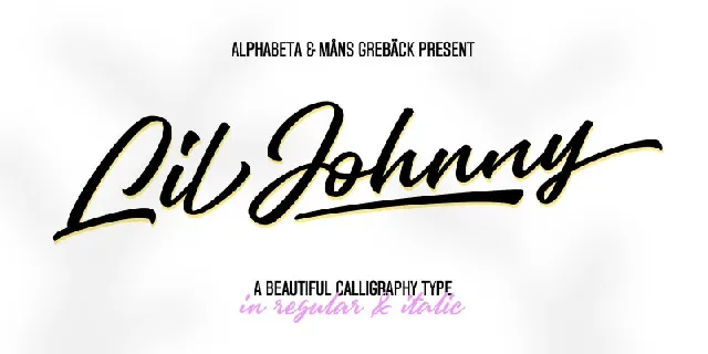 Lil Johnny font