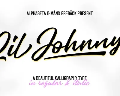 Lil Johnny font