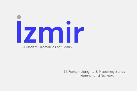 Izmir Family font