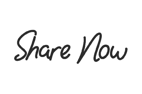 Share Now font