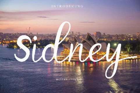 Sidney font