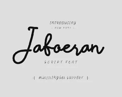 Jaboeran Trial font