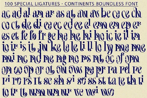 Continents Boundless Demo font