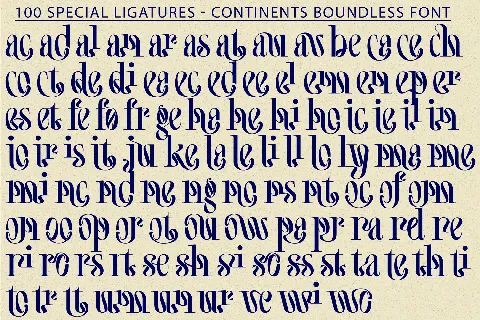 Continents Boundless Demo font