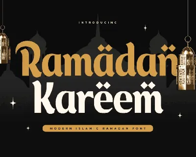 Ramadan Kareem font