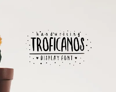 Troficanos font