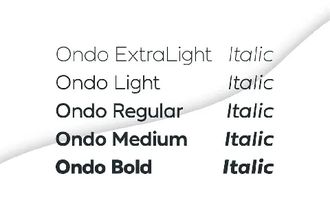 Ondo font