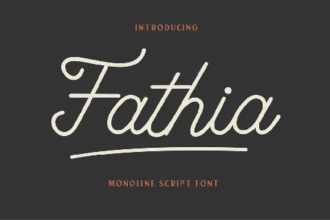 Fathia font