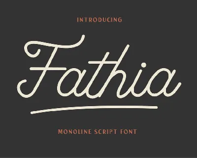 Fathia font