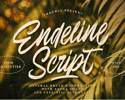 Endeline Script font