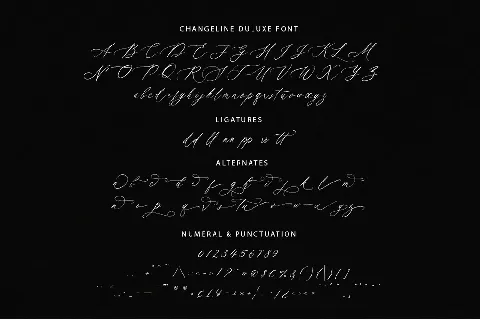 Changeline Duluxe font