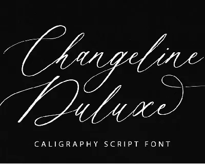 Changeline Duluxe font