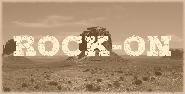 ROCK-ON font