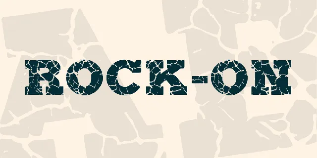 ROCK-ON font