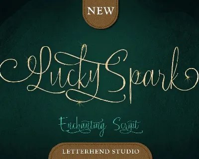 Lucky Spark font