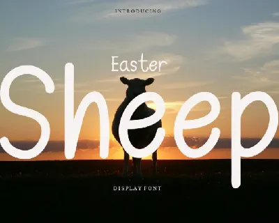 Easter Sheep font
