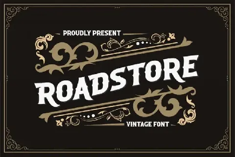 Roadstore Display font