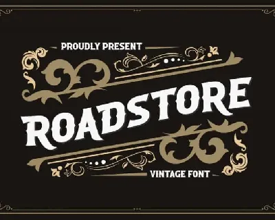 Roadstore Display font