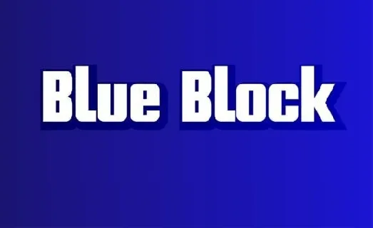 Blue Block font