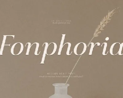 Fonphoria font