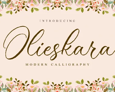 Olieskara font