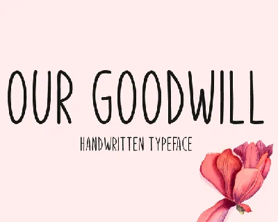 Our Goodwill font