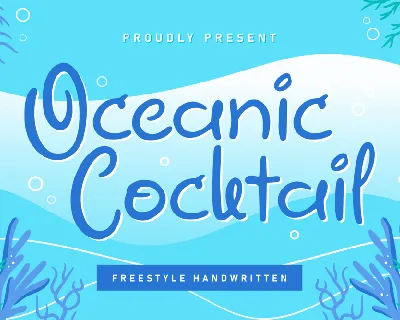 Oceanic Cocktail Demo font