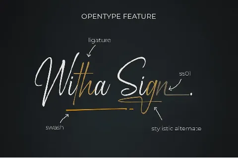 Witha Sign II font