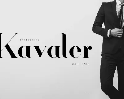 Kavaler font