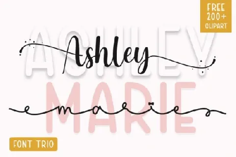 Asley Trio font