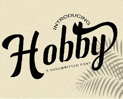 Hobby font