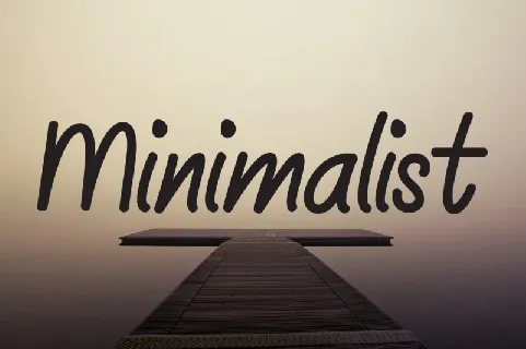 Minimalist House font