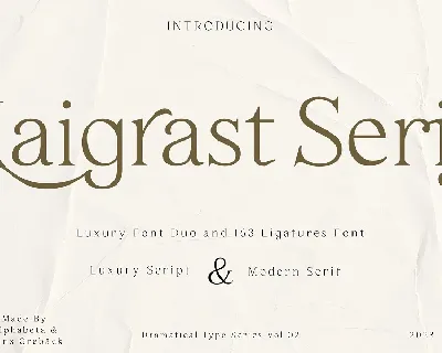 Haigrast Serif font