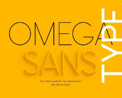 Omega Sans Free font