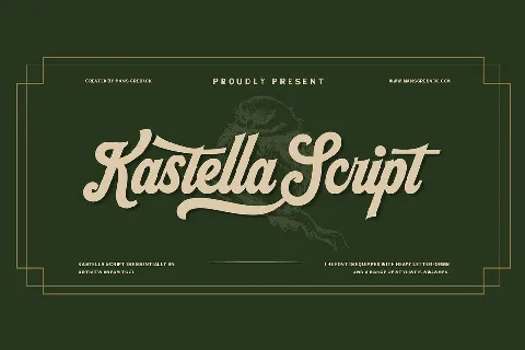 Kastella Script font