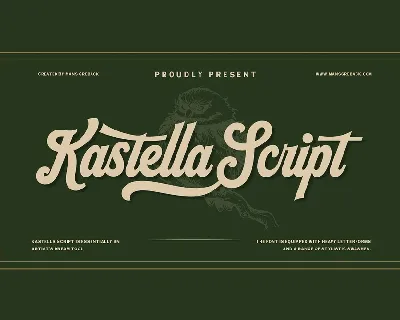 Kastella Script font