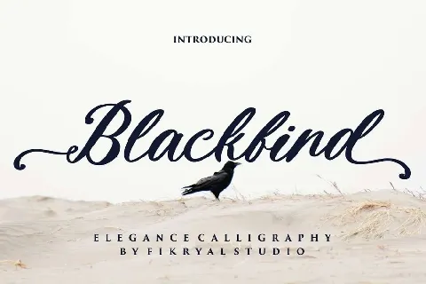 Blackbird font